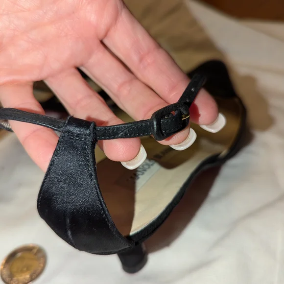 Manolo Blahnik Black Women's Shoe - Picture 2 of 10